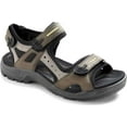thumbnail image 1 of Men's ECCO Yucatan Sandal 69564 Tarmac/Moon Rock Oil Nubuck/Textile 49 M, 1 of 6