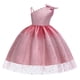 thumbnail image 1 of Vestido infantil con tirantes y hombros descubiertos, vestido de malla de cielo estrellado, vestido de princesa para niña de las flores, vestido de actuación para niños, 1 of 5