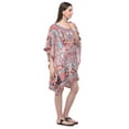 thumbnail image 3 of Women Plus Size Short Tunic Dress for Women Casual Polyester Short Caftan Dress Ladies Kimono Beach Cover-Ups Kaftan Online By Oussum, 3 of 5