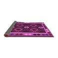 thumbnail image 2 of Ahgly Company Indoor Round Oriental Purple Traditional Area Rugs, 5' Round, 2 of 4