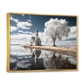 thumbnail image 2 of Designart "horizon Church Sacred Reflections II" Spiritual Floater Framed Canvas Wall Art, 2 of 7