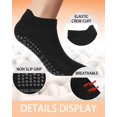 thumbnail image 2 of Pilates Grip Socks for Women(6 pairs), Non Slip Yoga Socks with Grips for barre Ballet Barefoot Workout Athletic Socks, 2 of 5