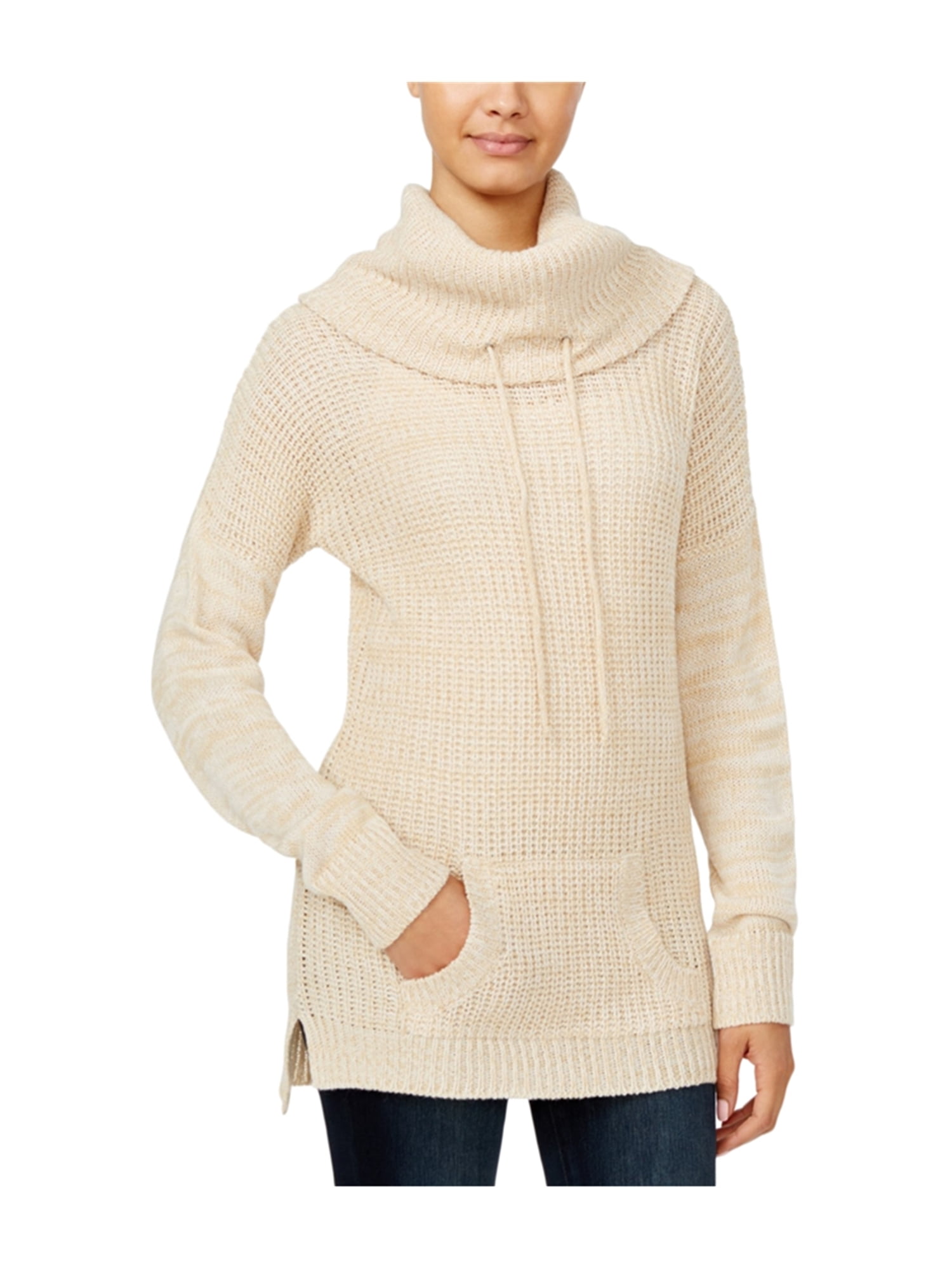 Gold Womens Ribbed Knit Sweater sandshell XS Juniors Walmart