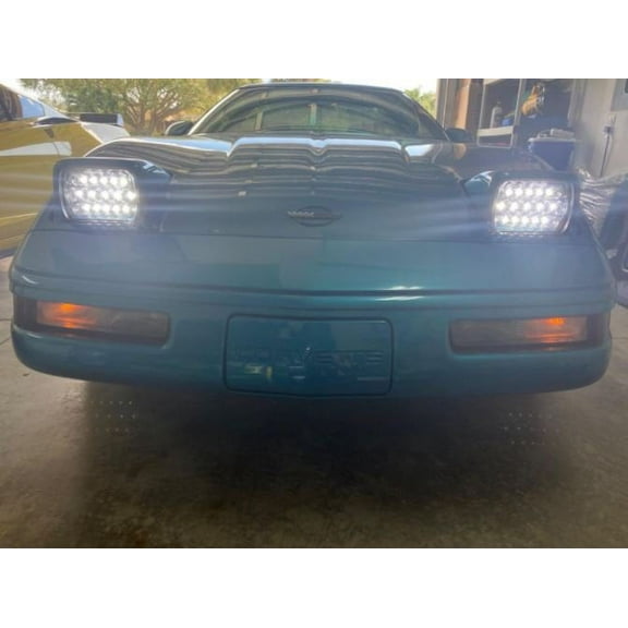 For 2x Hi/Lo Bright LED Headlights for 1983â€“1996 Corvette C4