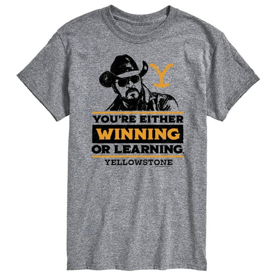 Yellowstone - Your Either Winning Or Learning - Men's Short Sleeve Graphic T-Shirt