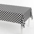 thumbnail image 7 of Sm:)e Plastic Table Cloth Disposable 3 Pack, 54 x 108 Inch, Black White Checked, for Party Picnic Wedding, 7 of 7