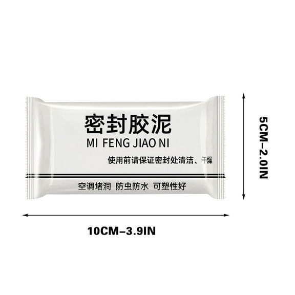 Qiweii 1 Ounce White Heavy Duty Sealing Putty 2 4 6 8 Piece，Crack Filling Blocking Putty，Home Wall Pipe Sealing Putty