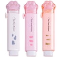 thumbnail image 3 of 3 Pcs Gomme Patte de Chat Dessin Animé Gomme Rétractable Kawaii Gommes Mignonnes Gommes Gomme Rétractable, 3 of 8