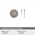 thumbnail image 4 of Amerock Inspirations 1-5/16 inch (33mm) Diameter Satin Nickel Cabinet Knob, 10 Pack, 4 of 4