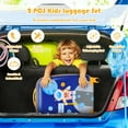 thumbnail image 5 of Costway 2PC Kids Carry On Luggage Set 12'' Backpack & 16'' Rolling Suitcase for Travel, 5 of 10
