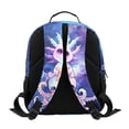 thumbnail image 2 of HUIACONG Galaxy Axolotl Octopus Print Kids School Backpack 13.5 Inch Lightweight Water Resistant Bookbag with Multi Pockets Breathable Adjustable Padded Straps for Girls Boys Ages 3-10 Travel, 2 of 7