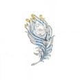 thumbnail image 5 of Natural Freshwater Pearl Colored Diamond Feather Brooch Ladies' Clothing Bag Pin Holiday Gift, 5 of 5