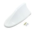 thumbnail image 1 of Antena de Señal Plástico Blanco Estilo Aleta de Tiburón del Techo Vehículo Coche de Radio Am/FM, 1 of 1