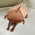 thumbnail image 1 of Mochila de peluche con forma de cigarra, bolsa de peluche de dibujos animados para niños, regalo de año Nuevo Marrón, 1 of 9