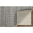 thumbnail image 4 of Feizy Redford Transitional Solid, Gray/Silver, 5' x 8' Area Rug Sheen Handmade Casual Geometric Floor Rug for Living room Bedroom, 4 of 8