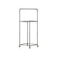 thumbnail image 2 of Perchero giratorio de pie | Tendedero móvil de 360° con ruedas | Organizador de ropa interior para casa, dormitorio y escuela | Plástico negro o blanco, 2 of 6