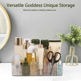 thumbnail image 4 of Makeup Organizer with Stackable Drawers Large Capacity Makeup Vanity Organizer with Compartment 3 Tier Cosmetic Storage Rack  Pattern Makeup Case Organizer for Dresser Bathrooms, 4 of 7