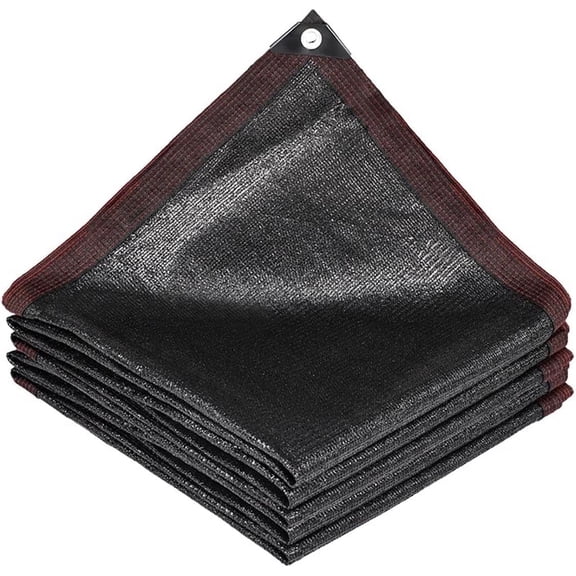 90% Sunblock Shade Cloth Net Black Resistant - 6.5x3.2 FT Garden Shade Mesh for Plant Cover, Greenhouse, Chicken Coop, Kennels, Tomatoes Plants