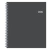 2026 Blue Sky Monthly Planner, 8" x 10", Passages/Charcoal Metallic, January To December, 100011