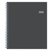 2026 Blue Sky Monthly Planner, 8" x 10", Passages/Charcoal Metallic, January To December, 100011