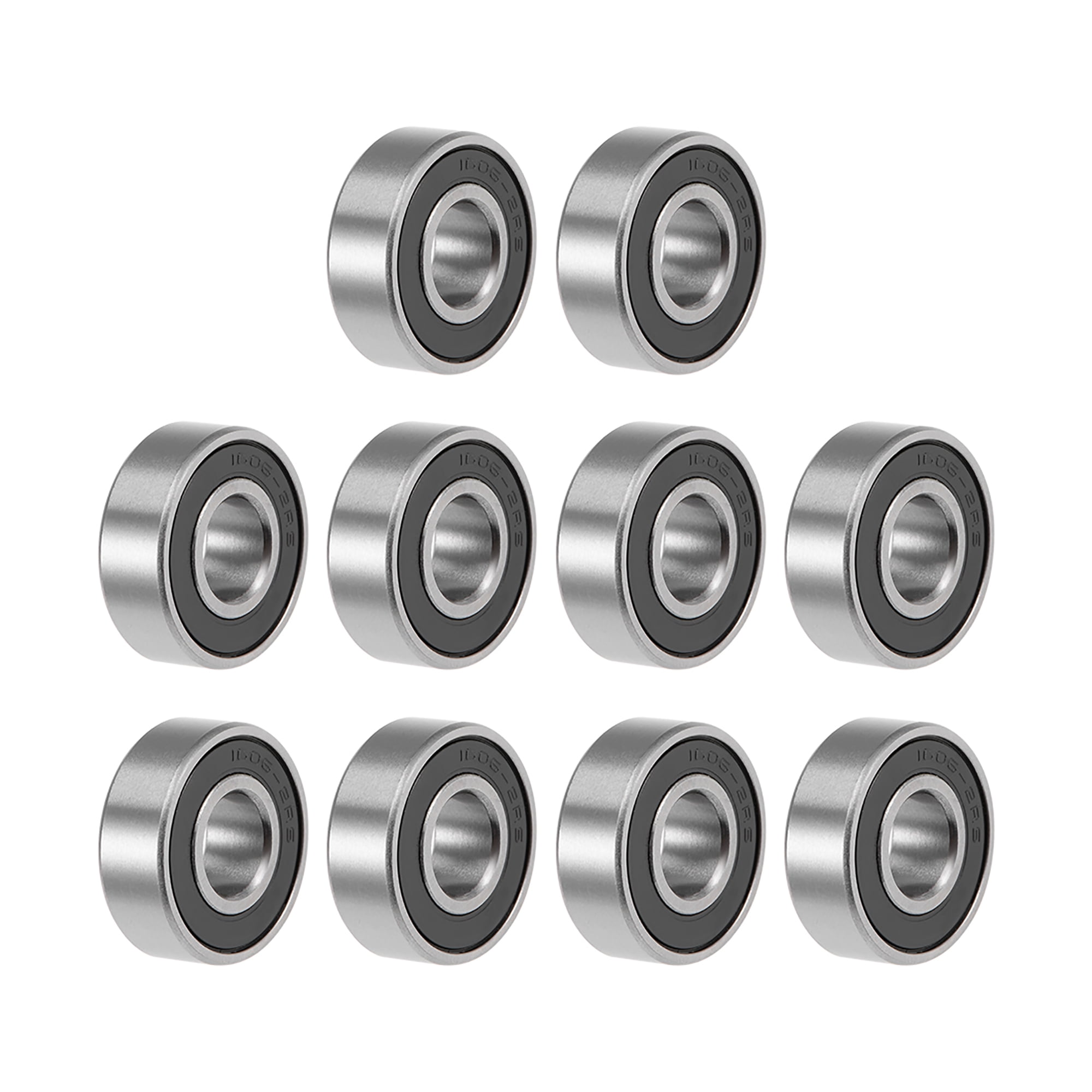 Roulement à Billes 6804-2RS 20x32x7mm Double Scellé GCr15 Z2 - Lot De 2 Pièces, Neuf