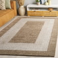 thumbnail image 2 of SAFAVIEH Renewal Gale Bordered Area Rug, Brown/Ivory, 6' x 6' Square, 2 of 11