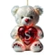 thumbnail image 1 of Letra Acrílica S Cgtredaw Adornos Oso Corazón Peluche para Navidad, 1 of 9