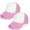 pink, variant on LYHLYA 2 pcs Sublimation Blank Caps Unisex Adult Polyester Mesh Cap Trucker Cap with Adjustable Snapback