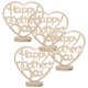 thumbnail image 1 of 4 Uds. Regalo de decoración de fiesta con letras en forma de corazón hueco para el Día de la madre feliz, 1 of 7