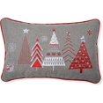 thumbnail image 2 of White Christmas Rectangular Throw Pillow, 2 of 4