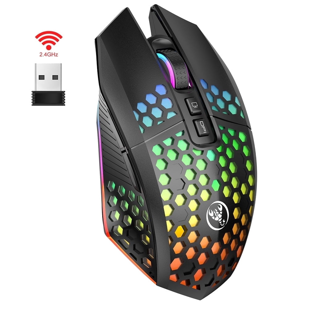 TSV Wired Gaming Mouse, RGB Backlit, 7 Buttons, 4 Adjustable DPI