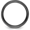 thumbnail image 2 of Solid Sterling Silver Stackable Expressions Black-plated Polished Ring - Ring Size 8.0-4.1gm, 2 of 7