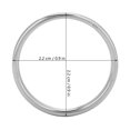 thumbnail image 3 of Rdeghly Key Holder, Key Ring,10Pcs 22mm Stainless Steel Key Holder Split Rings Key Ring Keychain Keyfob Accessories, 3 of 8