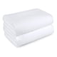 thumbnail image 5 of Toallas de baño de secado rápido, algodón, paquete de 2, color blanco, 5 of 5