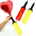thumbnail image 4 of 2pcs Plastic Balloon Inflator Hand Held Air Pump Portable Air Inflator for Balloons Toys Balls (Random Color), 4 of 9