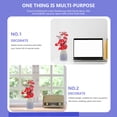 thumbnail image 7 of GOOHOCHY 5Pcs Red Simulation Flower Decor For Wedding Party Homeowners Lifelike Artificial Wintersweet, 7 of 7