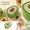 A, variant on Fruit Design Plastic Food Storage Container with Sealed Lid, 5.3 x 3.4 x 2.1 inch Fresh-keeping Box for Kitchen & Fridge (Avocado)