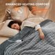 thumbnail image 2 of Manta Eléctrica Bedsure Talla Twin Acolchada con Calefacción Gris, 2 of 9