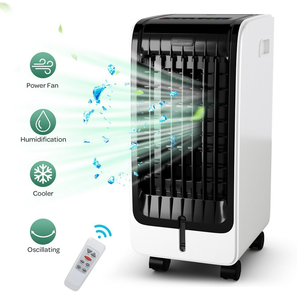 Gymax Portable Evaporative Air Cooler Fan & Humidifier w/ Remote