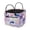 Colorful Cat Decoration, variant on Uourmeti Patchwork Quilted Floral Large Capacity Quilted Storage Basket for Clothes, Polyester Folding Basket Organizer for Business Nursery
