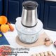 thumbnail image 3 of Batidora De Carne Eléctrica, Material Resistente Y Robusto Corte Eficiente Picadora De Alimentos Segura Y Fácil De Usar Para Verduras, Frutas Y Nueces200W 2L, 3 of 7