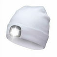 thumbnail image 3 of HESHENG LED Beanie Hat Flashlight Comfortable Woolen Yarn LED Beanie Hat with Light for Outdoor, 3 of 8