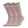thumbnail image 2 of Bamboo Dress Socks for Men Seamless Premium Crew Socks Shoe Size 8 to 11.5 (Vizon Mink, 5 Pairs), 2 of 7