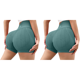 thumbnail image 1 of Pantalones cortos deportivos de cintura alta Fitness Yoga Mujeres Running Joggings (Lake Blue), 1 of 6