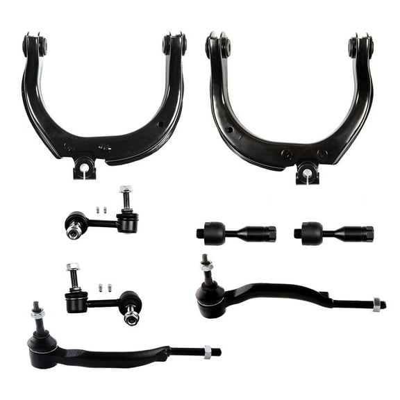 SCITOO 8pcs Front Suspension Kit Upper Control Arm Inner Outer Tie Rod End Sway Bar Link Replacement For 2002 For Chevy Trailblazer 2002 For GMC Envoy Envoy XL 2002 For Oldsmobile Bravada