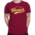 thumbnail image 2 of A Vibe Called Blessed Men's Cardinal Red T-shirt, 2 of 3