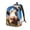 Medium, variant on Blue Sky Meadow Cute Cow Pattern Durable Canvas Backpack for Men & Women – Stylish & Lightweight – Adjustable Straps, Multiple Pockets – Fits 15-17 Inch LaptopsSmall