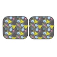 thumbnail image 4 of Picia Geometric 2 Piece Car Windshield Sun Shade Foldable | Foldable Sun Shield for Front Window Blocks UV Rays and Keeps Your Vehicle Cool-, 4 of 7