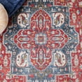 thumbnail image 4 of SAFAVIEH Vintage Persian Forrester Oriental Polyester Area Rug, Red/Blue, 6' x 9', 4 of 9