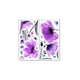 thumbnail image 1 of Injueey Purple Decals Flying PVC Simple Self-adhesive Stickers Self-Assembly Decor Window Sticker Wall Art Mural Living Type2, 1 of 6